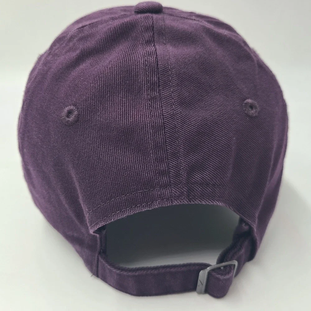 Nike Hat Strapback (Fits Small) Purple Gold Heritage86 Swoosh Logo Casual Cotton